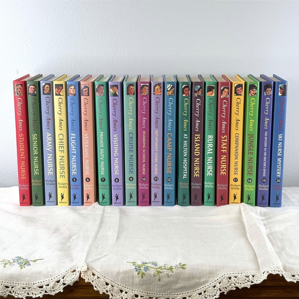 Cherry Ames Nurse Series Books 1-20 Hardcover Set Helen Wells 2006-2008
